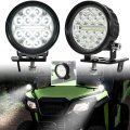 A-pillar Led Pod Lights For Honda Pioneer 520 2021-2025 500 2015-2023 Accessories Front Auxiliary With Mounting Bracket Wiring 