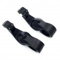 Httmt- Black 2 5 Inches Short Angled Adjustable Highway Foot Peg Mount Kit Compatible With 1 25 1-1 4 Engine Guard Kawasak