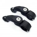 Httmt- Black 2 5 Inches Short Angled Adjustable Highway Foot Peg Mount Kit Compatible With 1 25 1-1 4 Engine Guard Kawasak