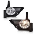 Front Fog Lights Assembly For Honda Crv 2005 2006 Driver And Passenger Side Black Housing Clear Lens Ho2591104 