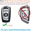 Sanrily Sliver-edge Smart Key Fob Cover For Bmw X3 X4 M5 M6 Gt3 Gt5 1 3 4 5 6 7 Series Accessoriesless Soft Tpu Key Case With