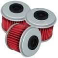Caltric 3 Pack Oil Filter For Honda 250 Crf250r Crf250x Crf-250 X 2004-2018 