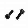 Uxcell M2x7mm 14 9 Alloy Steel Hex Socket Head Knurled Cap Screw Bolt Black 50pcs