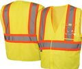 Pyramex Lumen X Class 2 Safety Vest With 5 Point Breakaway Hi-vis Lime Large