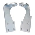 Shock Mount Reinforcement Bracket Kit Bl3185 Rear Passenger And Driver Side Bolt On Zinc Plated Alloy Steel Silver Color 