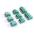 Atoplee 30pcs 2 Pole 54mm Pitch Pcb Mount Screw Terminal Block Connector 