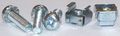12-24 Rack Mounting Cage Nuts With Screws And Washers Zinc Steel 25 Piece Lot 