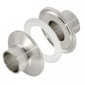 25mm 1 Od Sanitary Pipe Weld On Ferrule Tri Clamp Stainless Steel Ss316