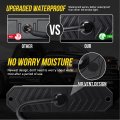 Led Strobe Light White Amber 12 Emergency Surface Mount Grille 4pc Pack Mini Warning Flashing Grill Bar Upgraded Waterproof For