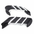 Httmt- White Universal Motorcycle Front Fairing Winglets Side Spoilers Dynamic Wing Sticker P N Gzsp-sp028