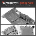 A-premium Engine Oil Pan With Drain Plug Compatible Chevrolet Equinox Impala Malibu Captiva Sport Hhr Cobalt Gmc Terrain Buick