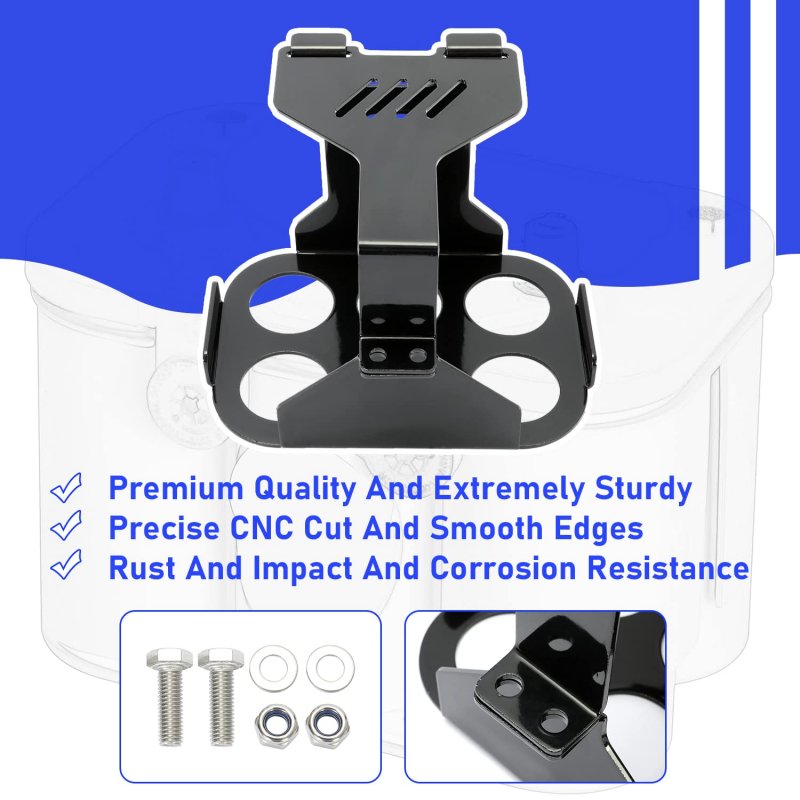 Optima Battery Box Tray Hold For Group 34 78 Atv Utv Truck Mount Holder Black