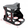 Optima Battery Box Tray Hold For Group 34 78 Atv Utv Truck Mount Holder Black