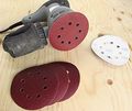 100 Pack Sanding Discs Grit 5 Inch 8 Holes Hook Loop Backing Fits Orbital Sanders 