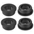 4pcs Rubber Grommets 1-3 8 35mm Drill Hole 1 25mm Id Top Hat Grommet Black Silicone Plug Gasket For Wiring Automotive 