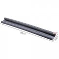 Homozy 93cm Flexible Door Bottom Seal Strip Guard Foam Weatherstrip Gray 93x10cm
