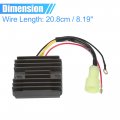Uxcell Metal Outboard Voltage Regulator Rectifier With Wire Harness For 75-90hp 4-stroke 80-100hp 2000-2005 Replace 5wires
