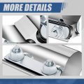 Auto Dynasty 2 Inches Butt Joint Band Exhaust Muffler Seal Clamp Sleeve Universal Use For Outer Diameter Pipe Stainless Steel
