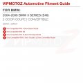 Vipmotoz Full Led Strip Front Side Marker Lights Fender Parking Lamps Compatible With 2004-2006 Bmw E46 3 Series 325ci 330ci