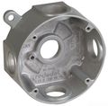Red Dot S-48 Device Outlet Box Weatherproof Round 5 Hub 4 Plug 4-1 8-inch Diameter Silver 