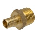 Recpro 1 2 Pex X Mpt Brass Adapter Fitting Barb To Male Pipe Thread Connector Corrosion-resistant Leak Free Plumbing For Rv 