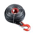 92 X 1 2 8000lb-12000lb Synthetic Winch Rope 3 8 Inch Hook 500a Solenoid Relay For Suv 4x4 Jeep Wrangler Truck Boat
