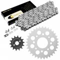 Caltric Drive Chain And Sprockets Kit Compatible With Honda Cmx250c Rebel 250 1996 1997 1998 1999-2016
