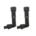 2pcs 120 Degree Spark Plug Cap Replacement For Motorcycle Scooter Dirt Bike Atv 