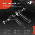 A-premium 2 X Front Outer Tie Rod Ends Compatible With Dodge Caravan Grand 2001-2004 Chrysler Town Country Voyager 2001-2003