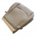 Secosautoparts Passenger Bottom Replacement Perforated Leather Seat Cover Tan Compatible With Dodge Ram 2500 3500 4500 5500