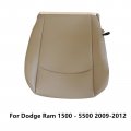 Secosautoparts Passenger Bottom Replacement Perforated Leather Seat Cover Tan Compatible With Dodge Ram 2500 3500 4500 5500