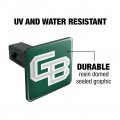 University Of Wisconsin Green Bay Primary Logo Tow Trailer Hitch Cover Plug Insert 1 4 Inch 25