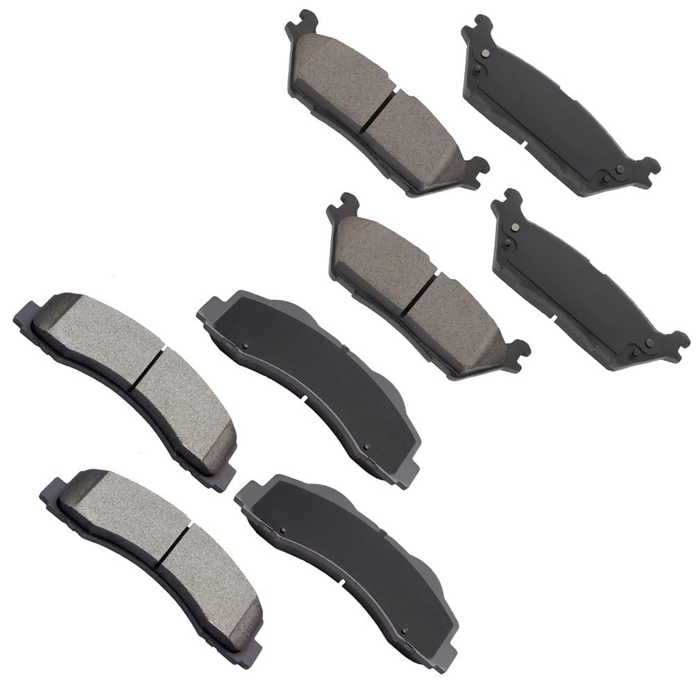 Brake Pad Sets 8pcs Ford Expedition 2018-2021 For F-150 2015-2020 Lincoln For Navigator D1414 D1790
