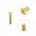 Uxcell Flat Head Socket Cap Screws M2 5-0 45 X 14mm Brass Inner Hex Drive Fasteners Bolts 6pcs