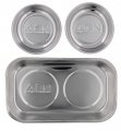 Abn Magnetic Trays 3pk Bowl Mechanic Metal Tray Steel Magnet Screw And Bolt Bowls For Tools Small Parts