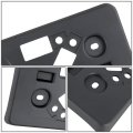 Factory Style Front License Plate Mounting Bracket Compatible With Nissan Leaf 11-12 Matte Black