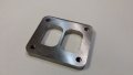 Stainless Turbo Inlet Flange For Holset Cummins Volvo Dodge D12c 12 1l Hx50 Hx52 304l Steel 0 5 In Thick Divided Twin Scroll 