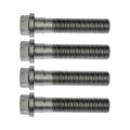 Wheel Hub Bolts For Gmc K2500 K3500 1990 To 2000 Steel Replacement 88891741 Black Standard Style 4 Pack 
