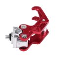 Motorcycle Helmet Hook Aluminum Alloy Hanger Claw Shaped Luggage Bag Mounted On Motorcycles Red 