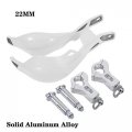 Qiilu 22mm Universal Aluminum Alloy Hand Guards Dirt Bike Handguards Motorcycle For Off Road Atv Yamaha Kawasaki Suzuki White 6