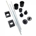 Xkh- Motorcycle Black Fork Axle Caps Covers Compatible With 2006 2009 Kawasaki Zx14 Zx14r Zx 14r B00y44smiu