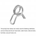 Uxcell Double Wire Spring Hose Clamp 20pcs 304 Stainless Steel 5 5mm Inner Dia Fit 6 1mm-6 7mm Od Fuel Line Silicone Tube Clips