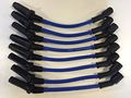 Zzperformance Blue Ls1 10mm Ignition Spark Plug Wire Set Of 8 