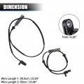Uxcell 4pcs Front Rear Left Right Side Abs Wheel Speed Sensor No 34526762466 For Bmw 125i 2008-2013