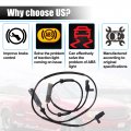 Uxcell 4pcs Front Rear Left Right Side Abs Wheel Speed Sensor No 34526762466 For Bmw 125i 2008-2013