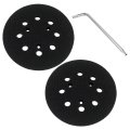 5 In Sander Pad 2 Pack 8 Hole Hook And Loop Replacement For Bo5013 K Ros Replaces 343 343k 390 382 