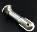 Flyshop Stainless Steel Toilet Partition Bracket Adjustable 100mm Support Leg Wall