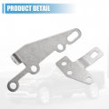 Uxcell 1 Set Vehicle Shifter Bracket Kit Replacement For Gm Turbo Th400 Th350 Th250 Silver Tone Metal