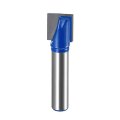12mm Dia 8mm Shank Bottom Cleaning Router Bit 2 Flutes Carbide Tipped Cutter Uncoated For Woodworking 