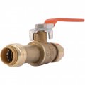 Sharkbite 1 2 Inch Slip Ball Valve Push To Connect Brass Plumbing Fitting Pex Pipe Copper Cpvc Pe-rt Hdpe 24735lf 